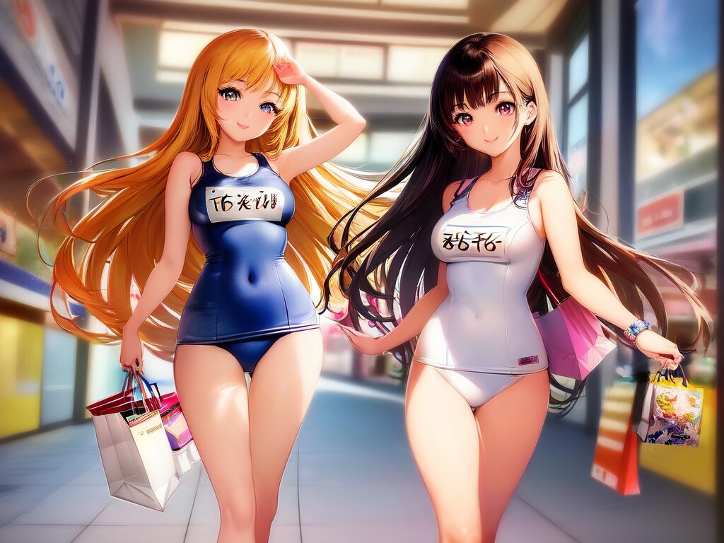 スク水でショッピング