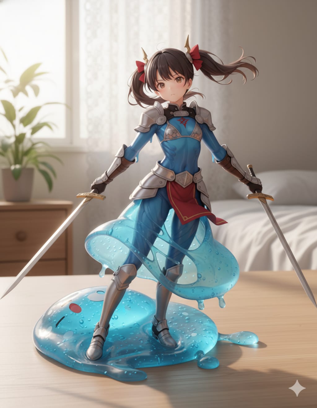 フィギュア：スライムナイト：ツインテビッチ