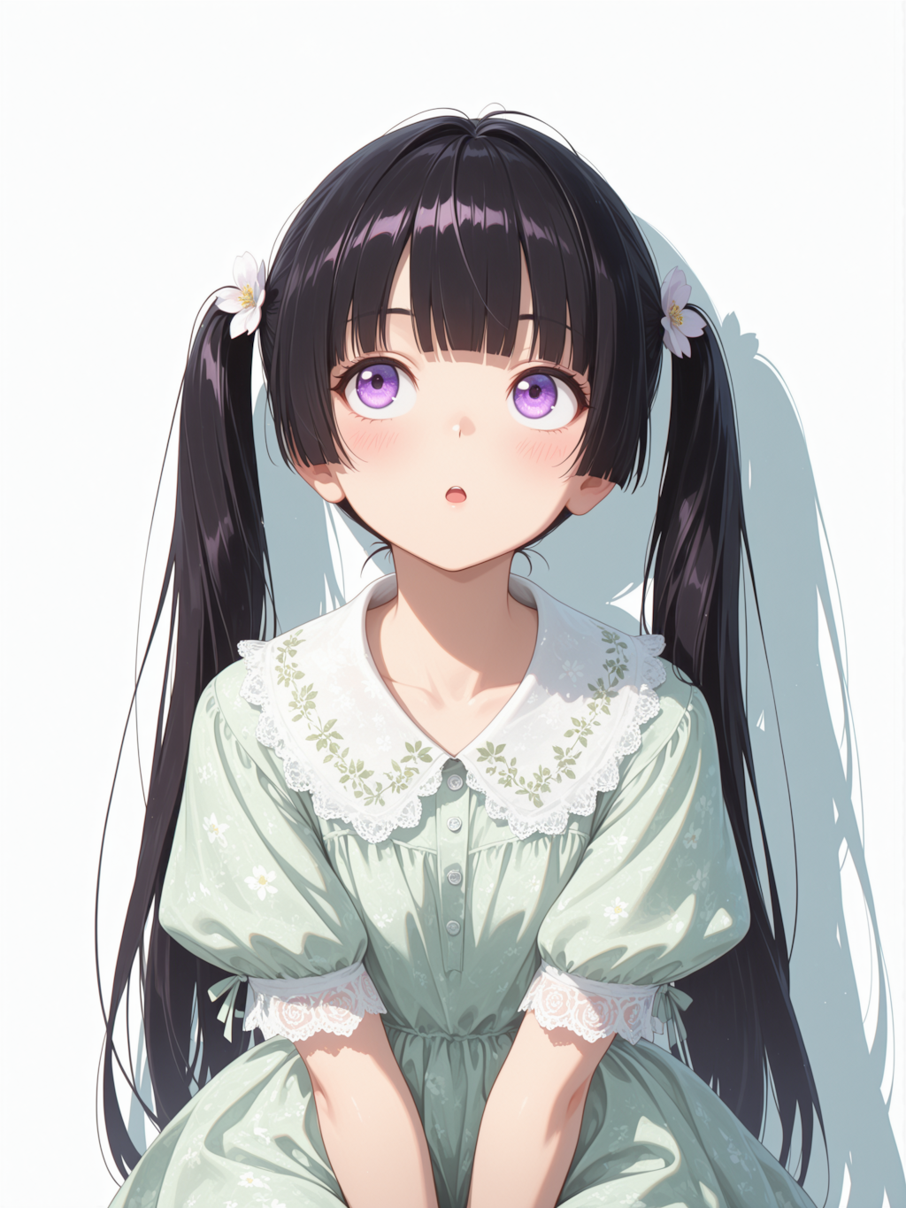 手で髪を束ねる行為2日目です✨