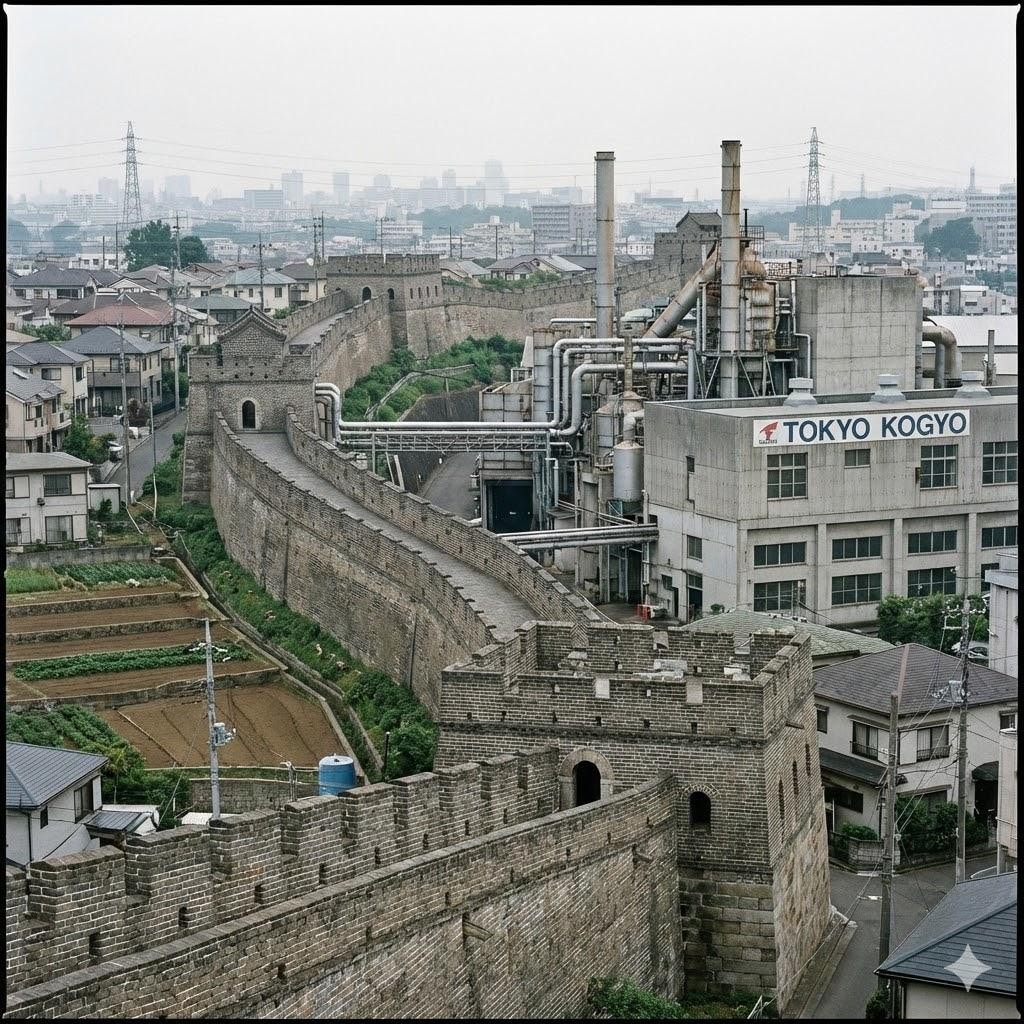 現代日本と、万里の長城