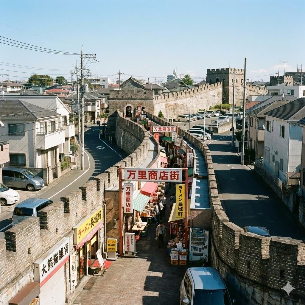 現代日本と、万里の長城