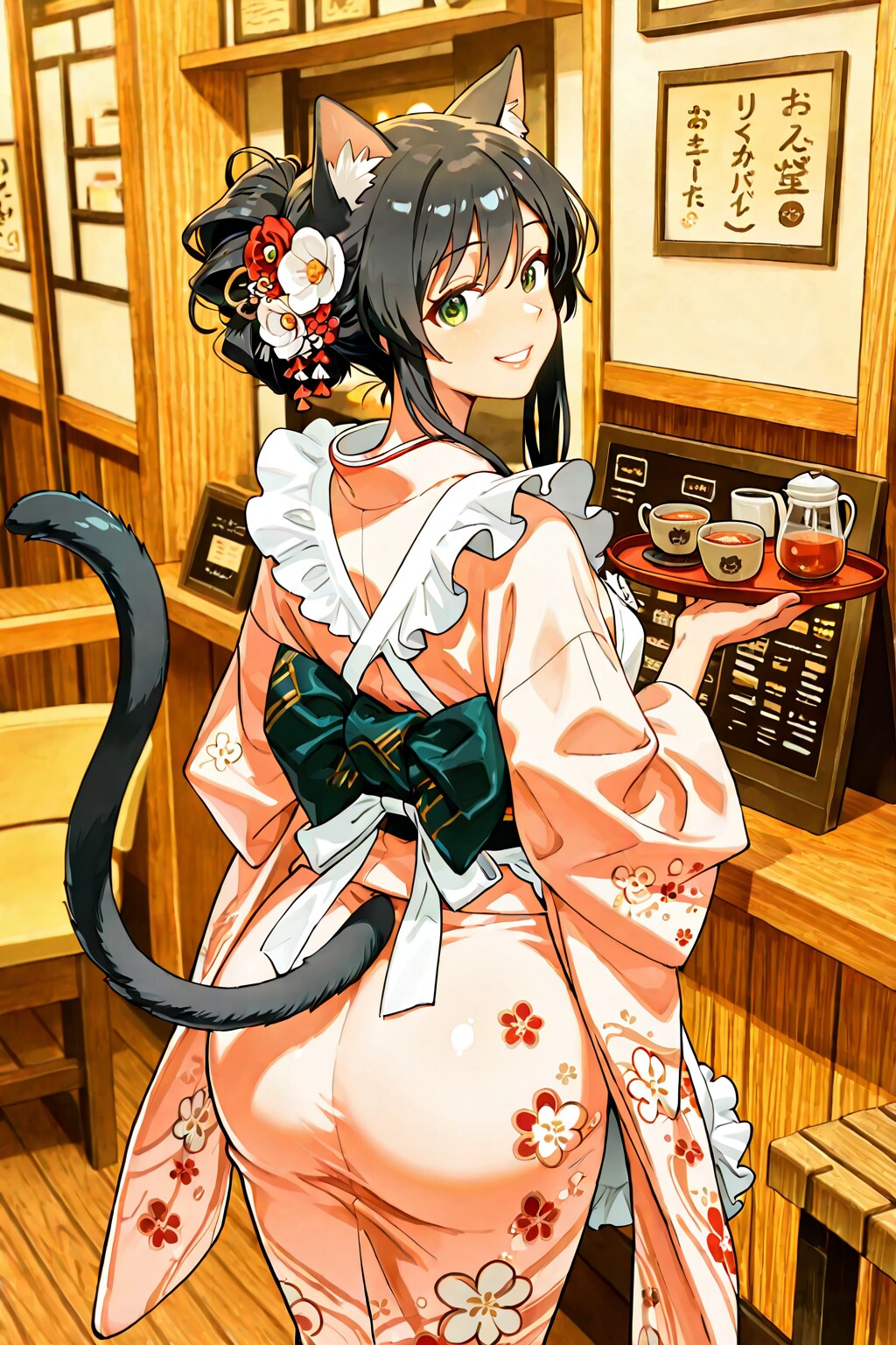 いらっしゃいませ♡席にご案内しますね