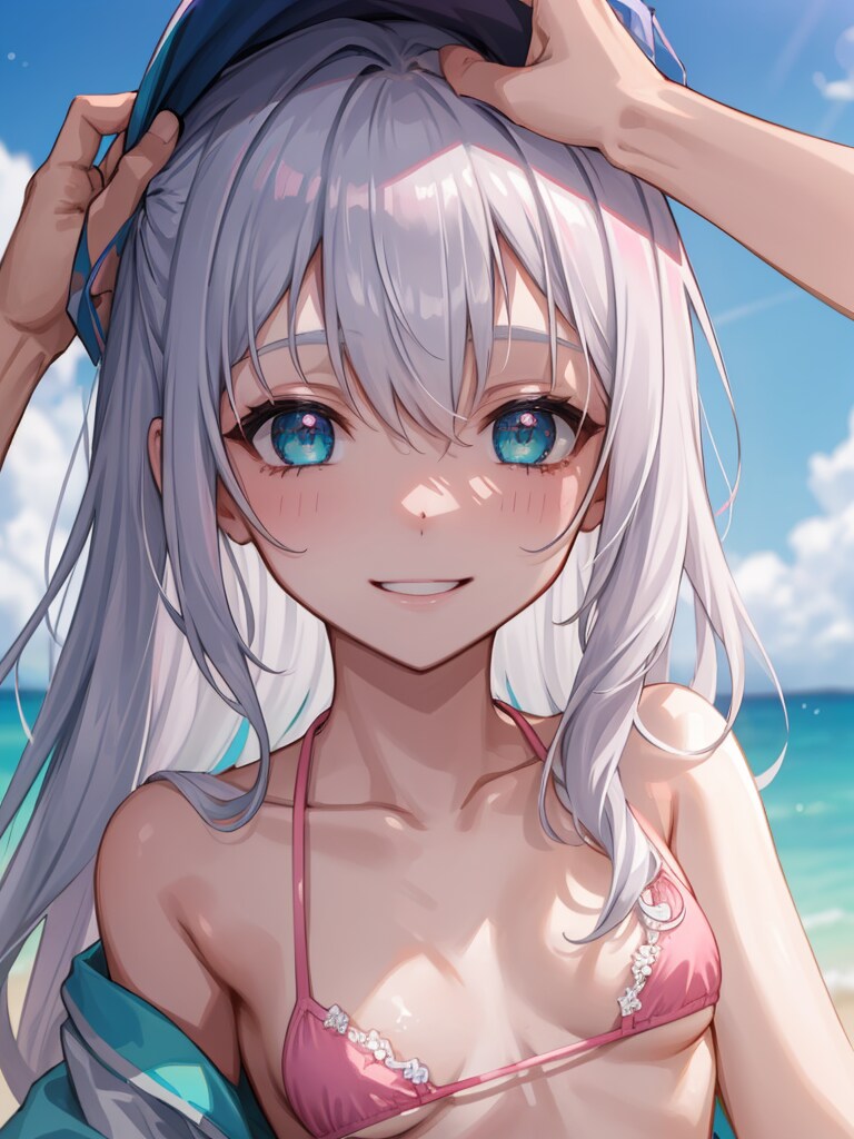 顔が近いね。緊張しちゃいます。
