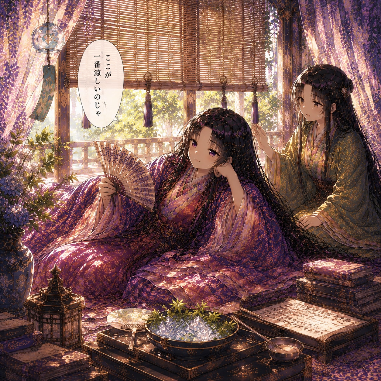 平安貴族女子（ぐうたら姫）