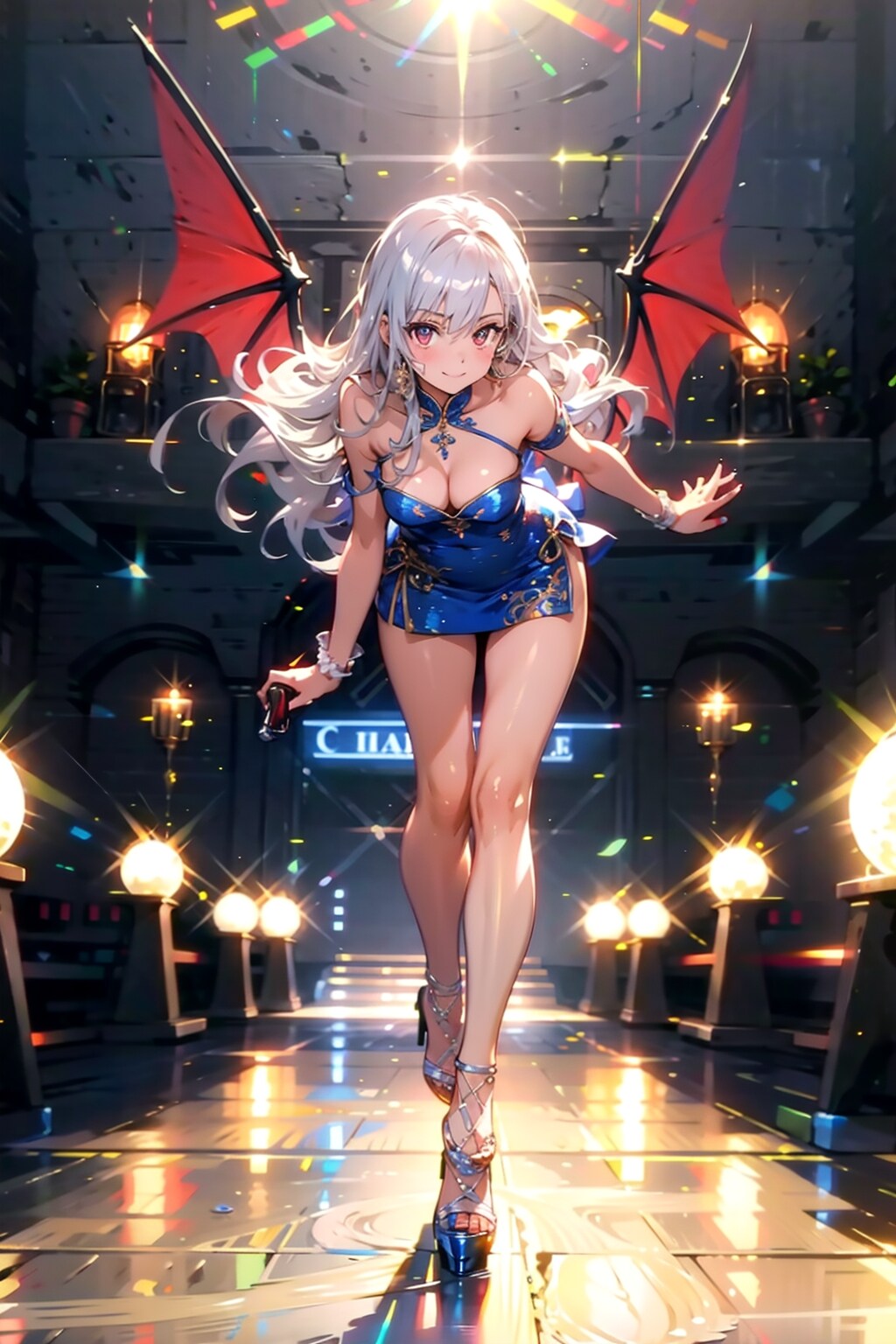 屈んだチャイナドレス | の人気AIイラスト・グラビア