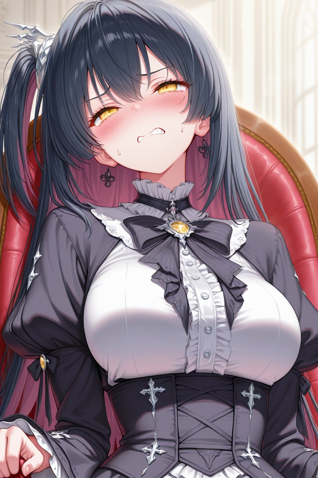 ゴスロリちゃん足ツボマッサージ🦶 | の人気AIイラスト・グラビア