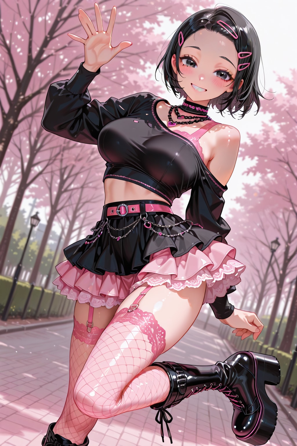 地雷系？ガーリー