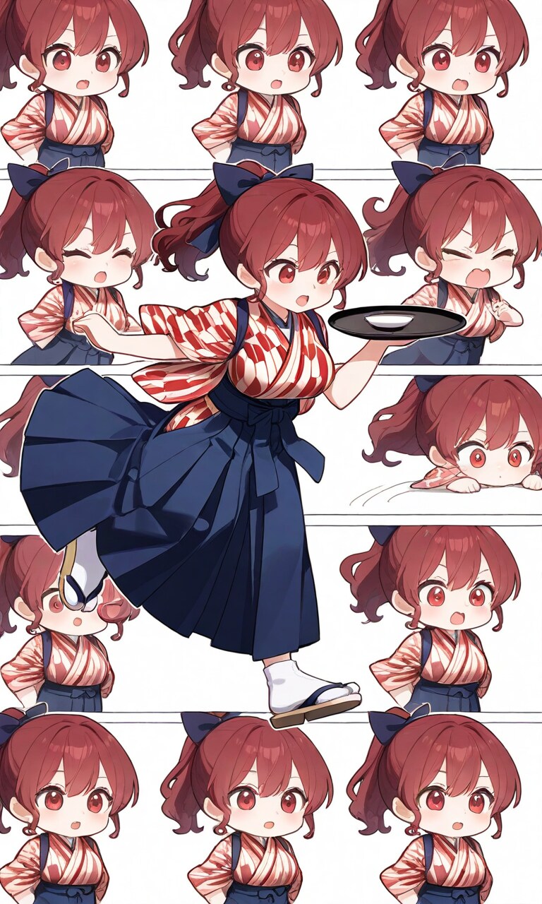 SDりぼんちゃんの馬車道コス