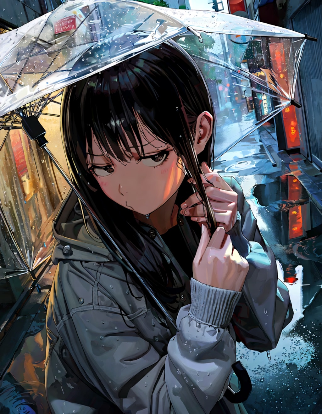 雨でジトジト
