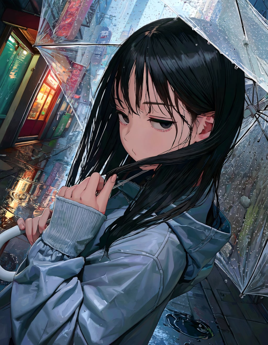 雨でジトジト