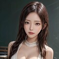 先生の谷間が気になって集中できない 4枚目