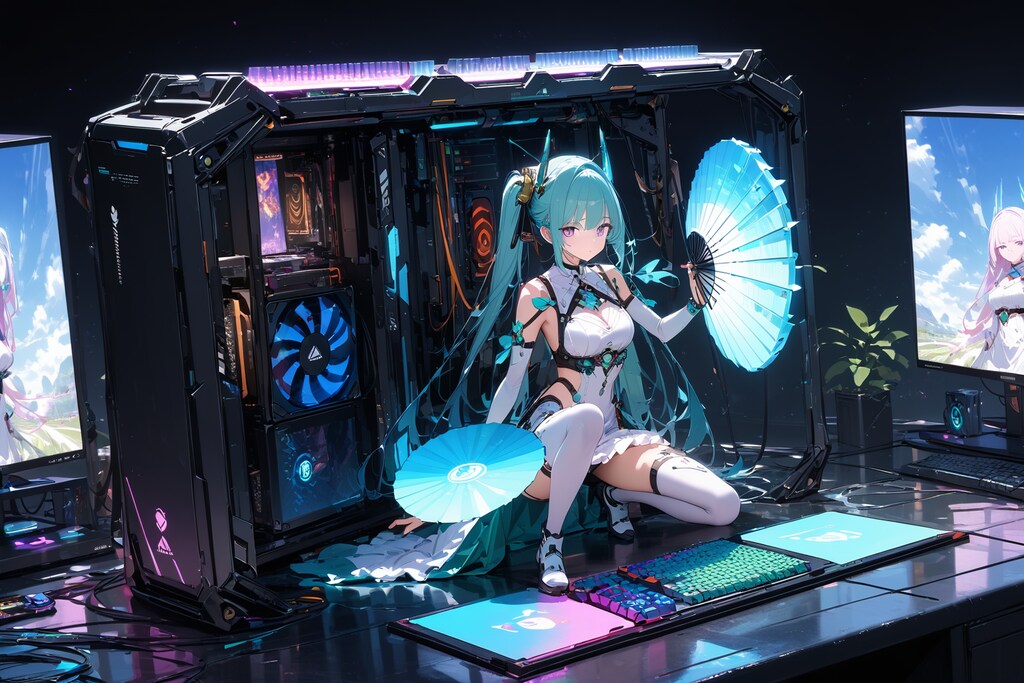 ゲーミングPC + フィギュア？