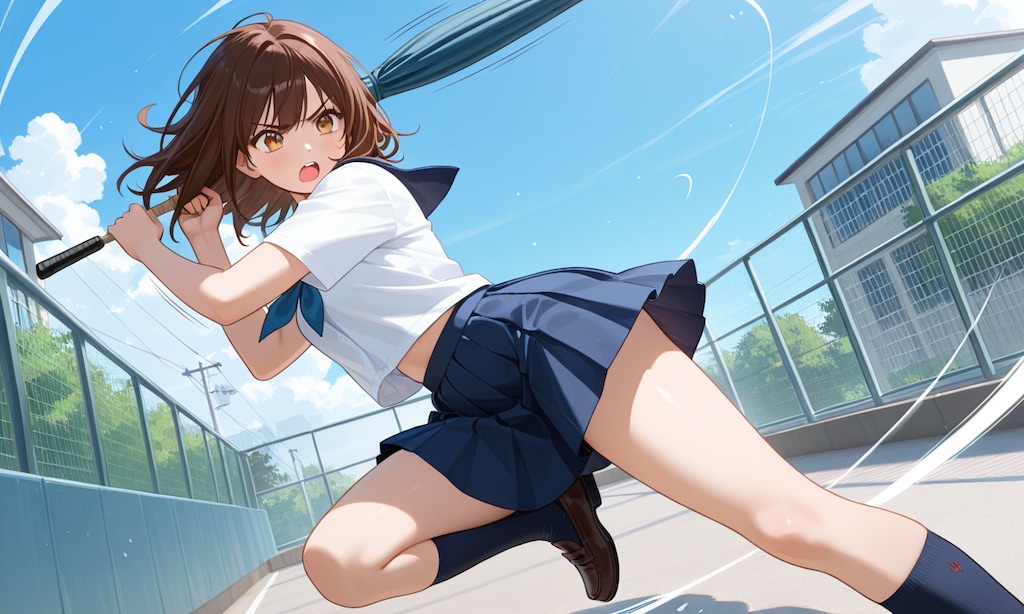 傘振り回したら