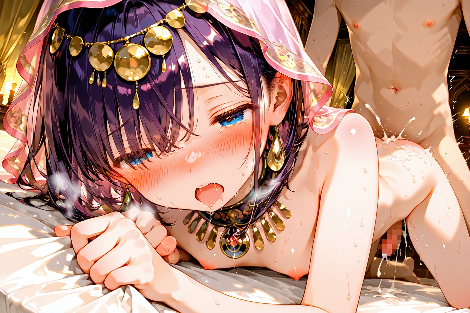 お客を取らされるアラビアン男の娘