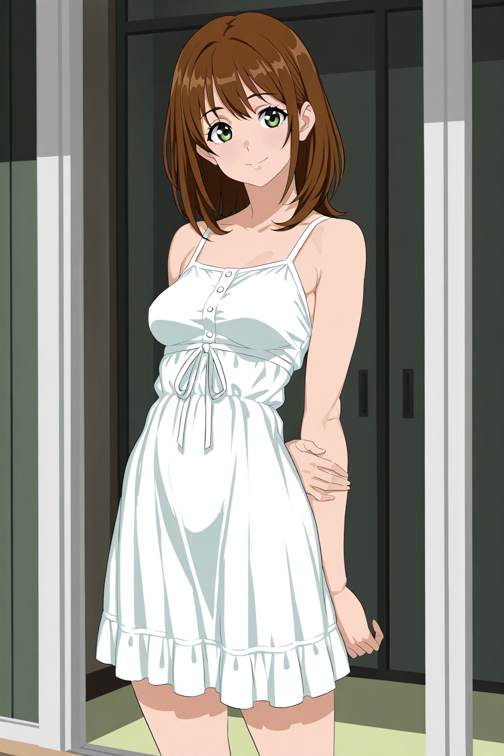 薄着のお姉さん
