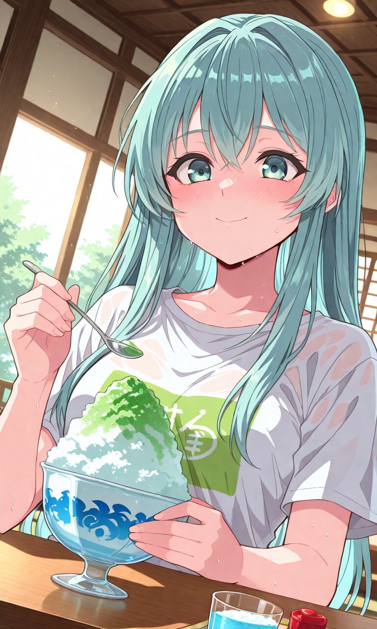 夏と茶屋と彼女