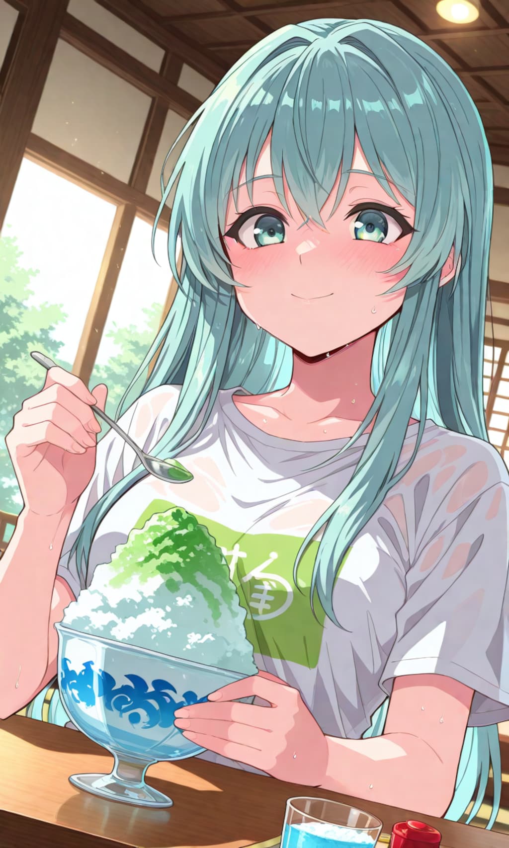 夏と茶屋と彼女