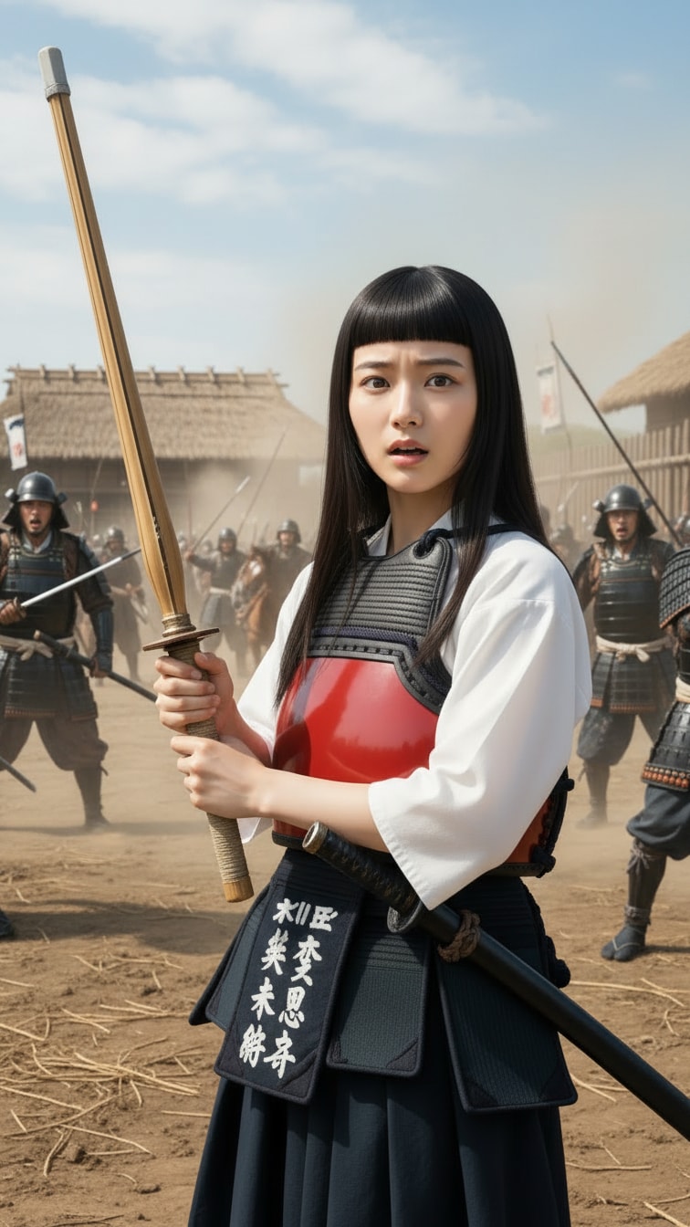 剣道部JK、戦国時代に行く | の人気AIイラスト・グラビア