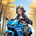 小説『紅葉の道をバイクする』【ニャンノ世界】 3枚目