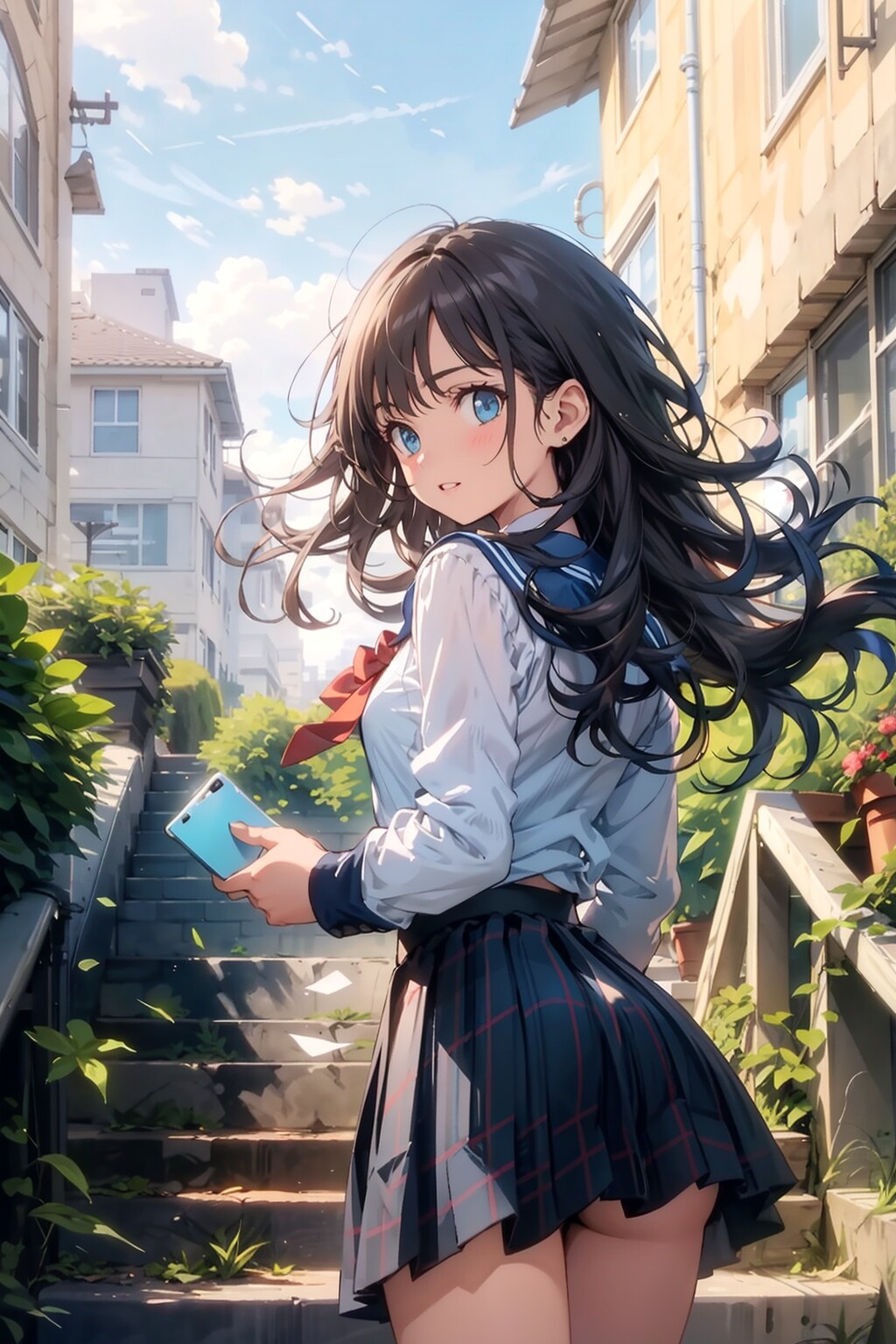 階段のJK　〜制服のある風景〜