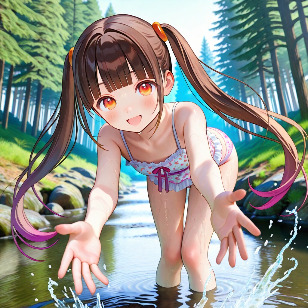 川遊び