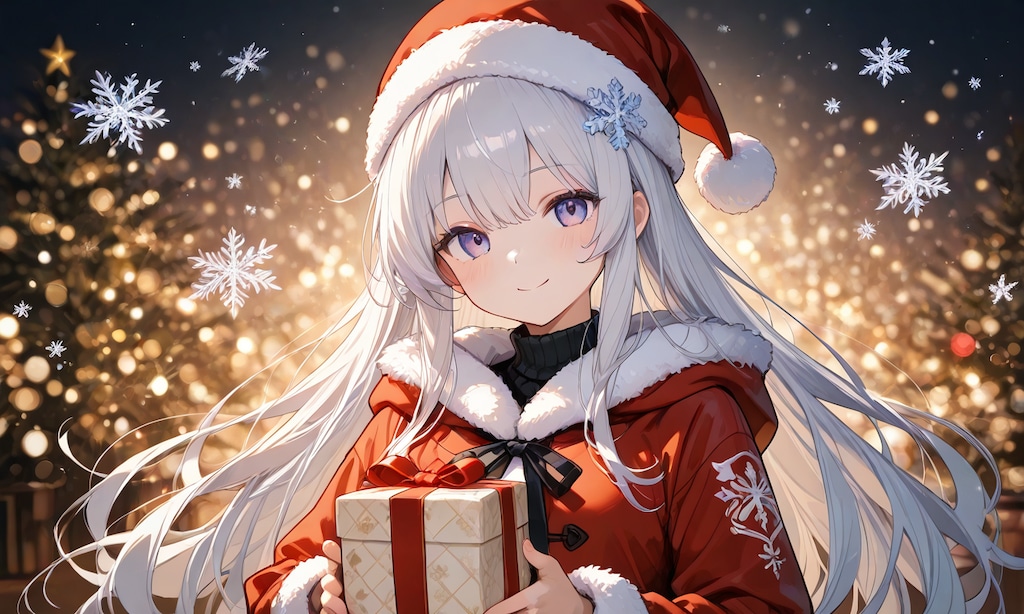 サンタクロースの少女