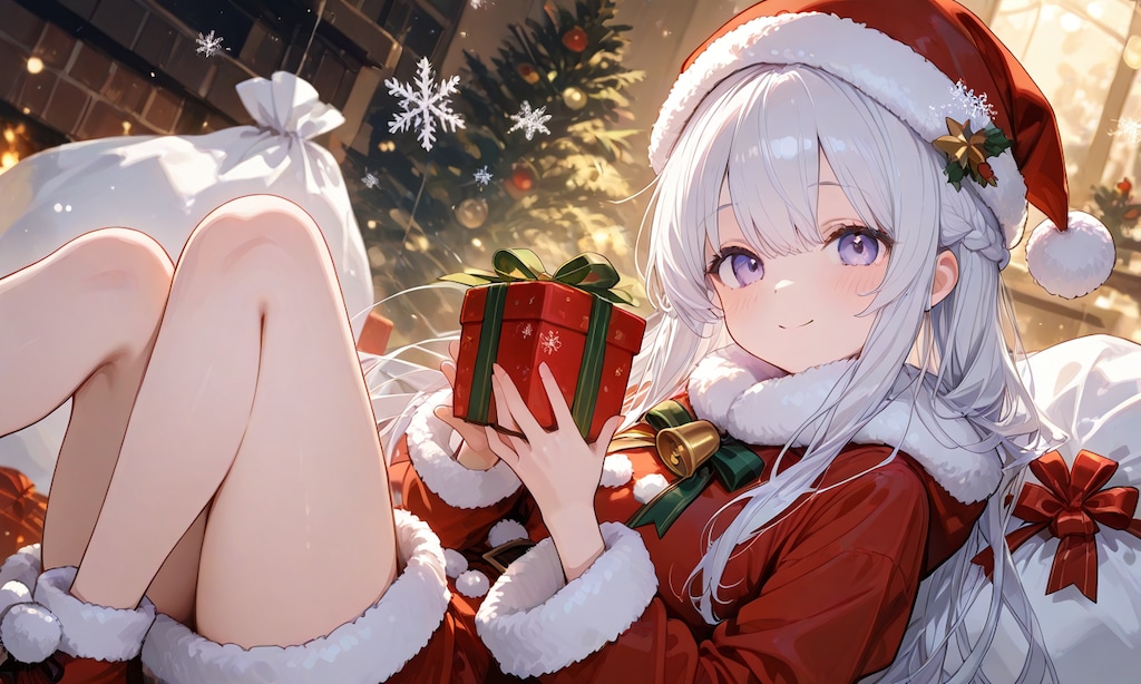 サンタクロースの少女