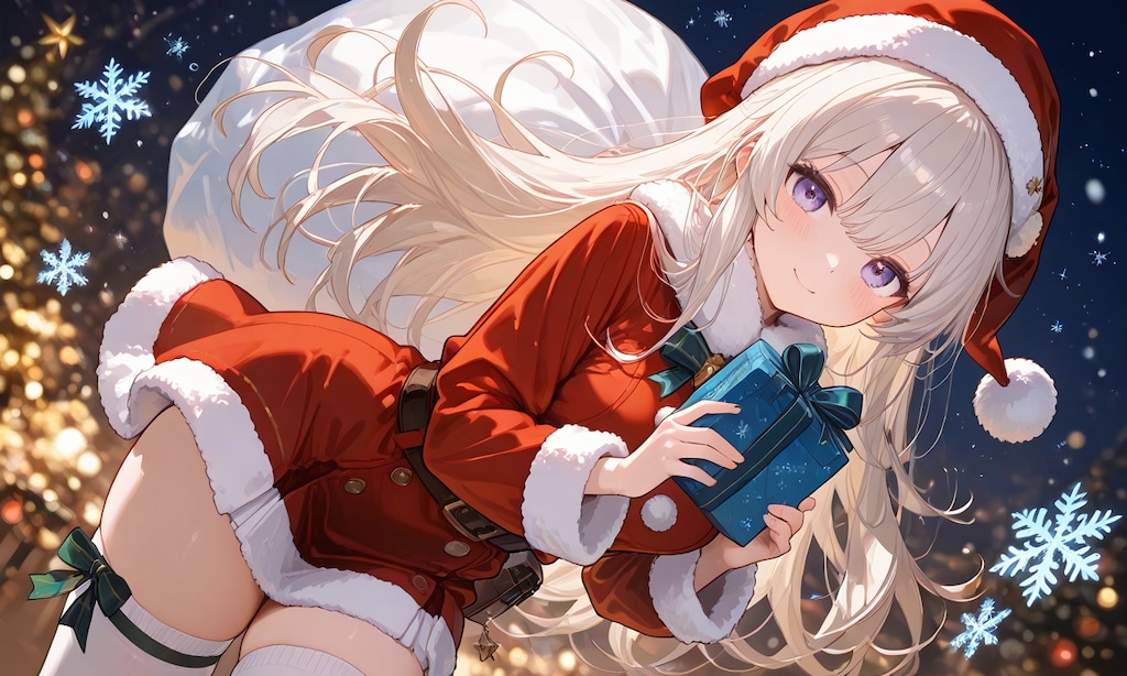 サンタクロースの少女