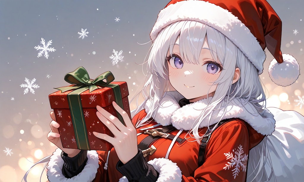 サンタクロースの少女