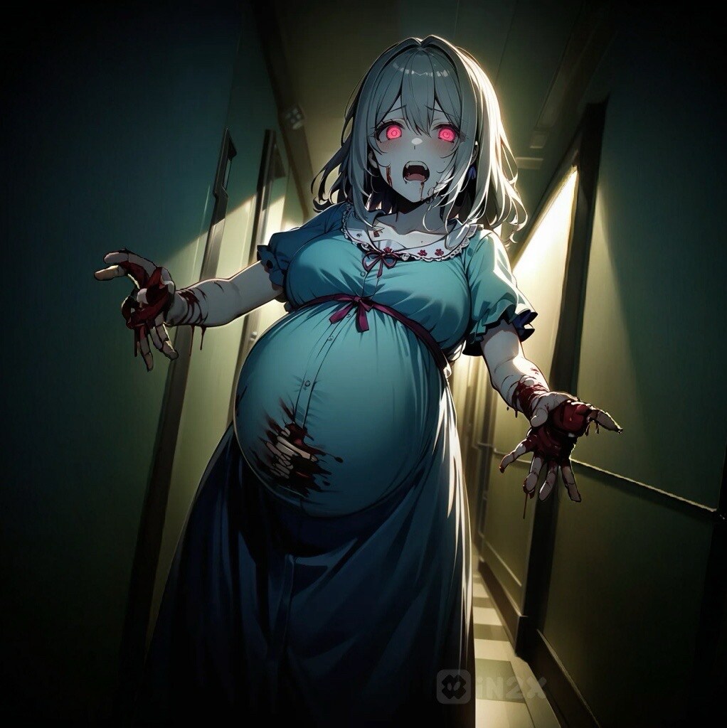 陣痛が痛すぎてゾンビ化した妊婦
