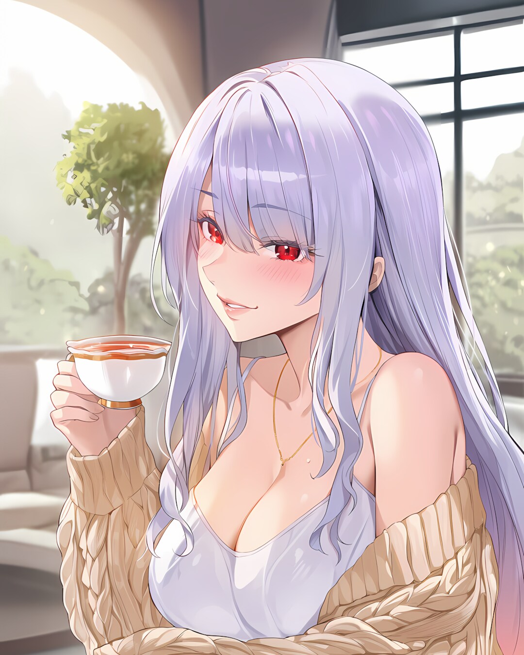 ☕️午後のラウンジで…秘密のティータイムデート🌹