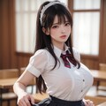 作品1084：制服少女 10枚目