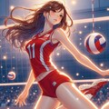 バレーボール女子1(ImageCreator) 4枚目
