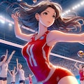 バレーボール女子1(ImageCreator) 7枚目