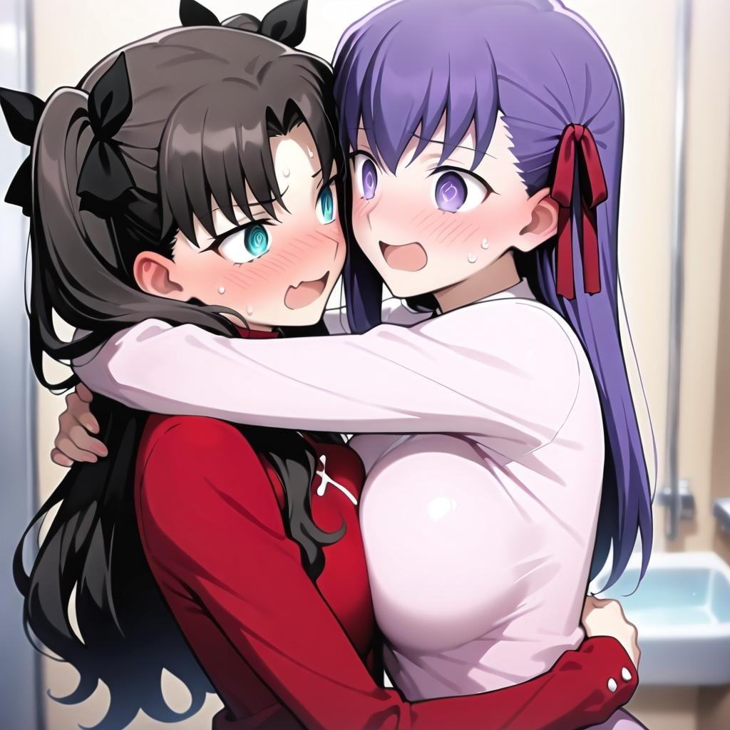 遠坂凛、間桐桜/Rin Tohsaka，Sakura Matou  Fate stay night
