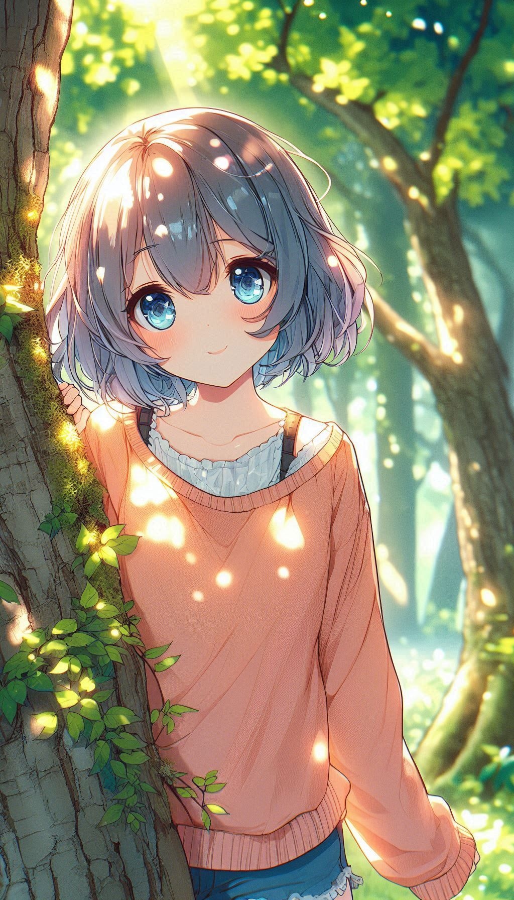 山道で出会った女の子