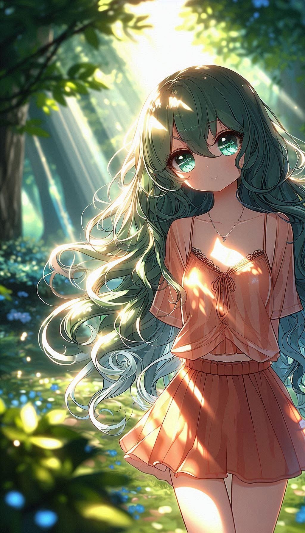山道で出会った女の子