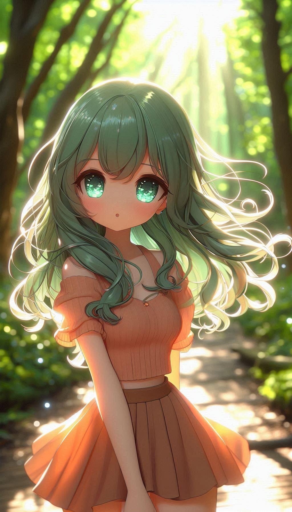 山道で出会った女の子