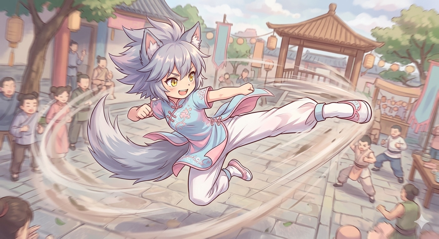 ケモミミカンフー85 | の人気AIイラスト・グラビア