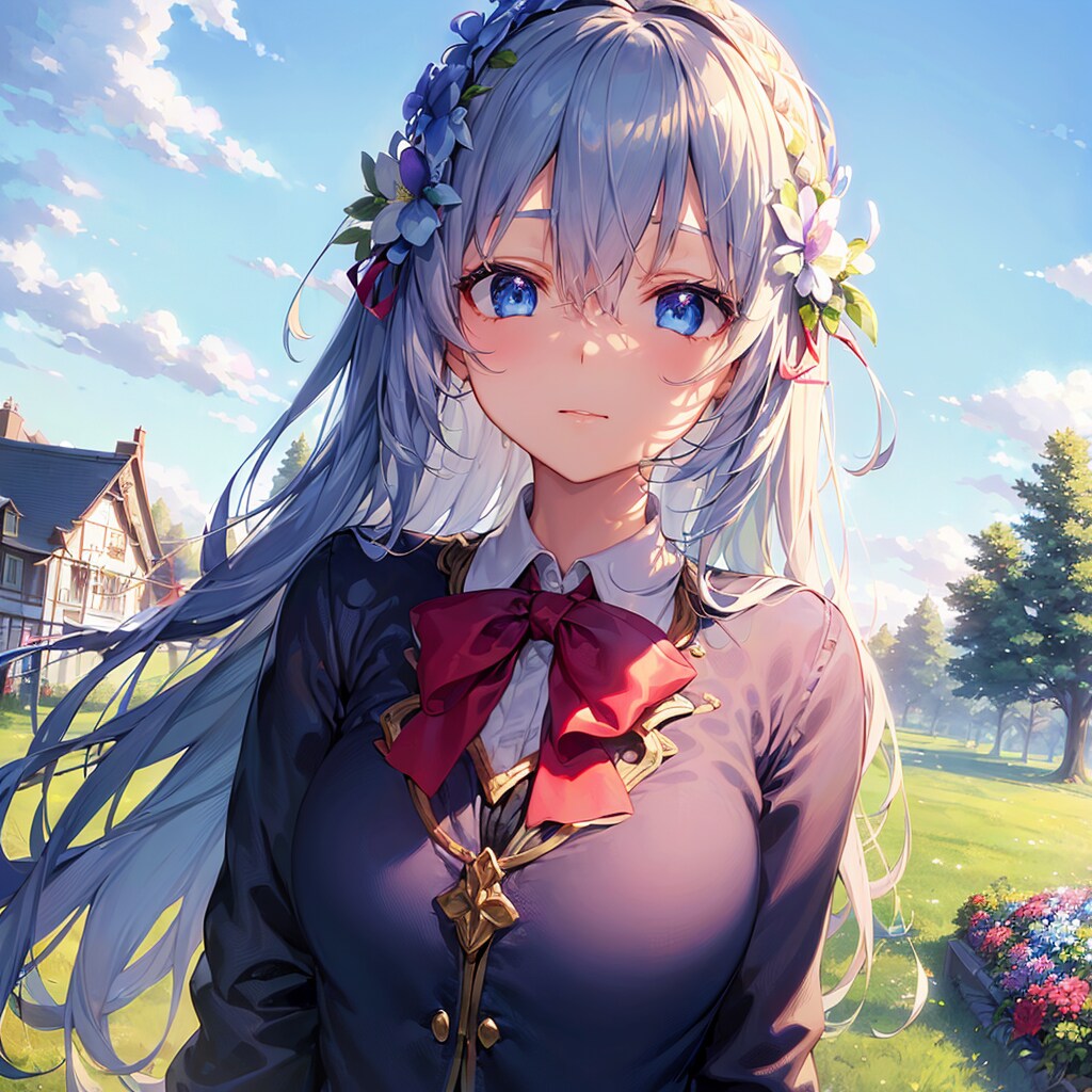 制服の美女