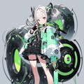 ライトグリーンなサイバーパンク魔法少女 12枚目