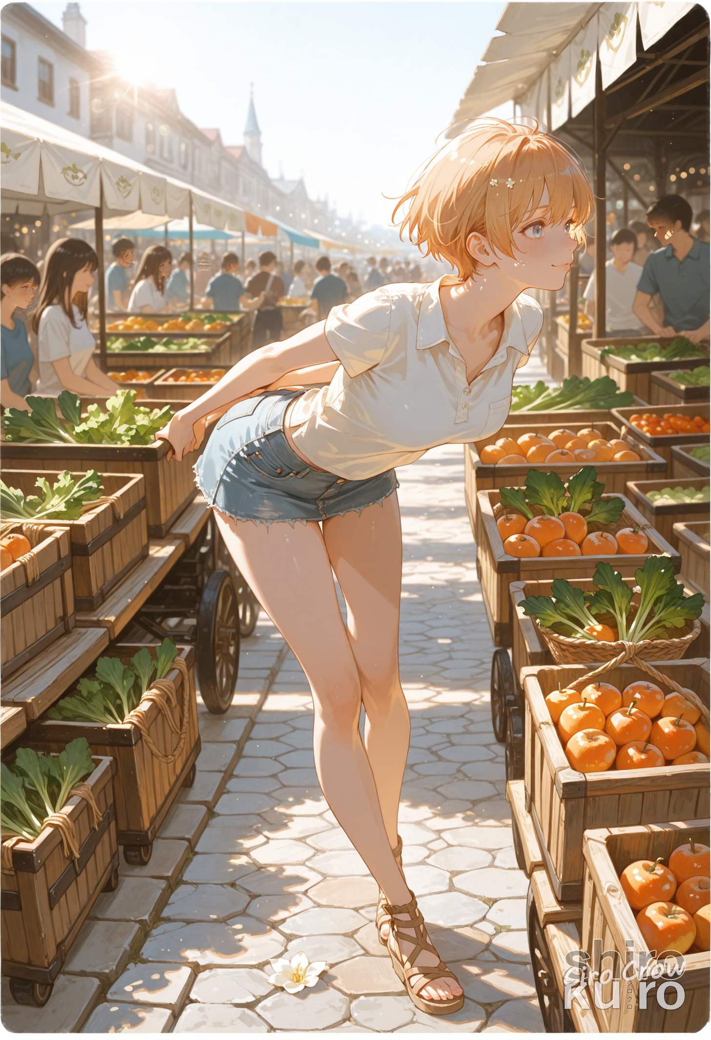 朝市 | の人気AIイラスト・グラビア