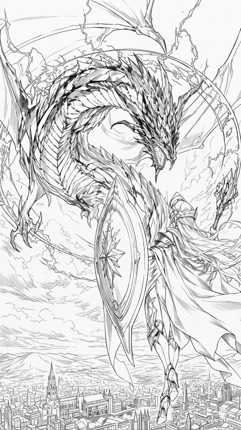 Divine Dragon of the Azure Sky