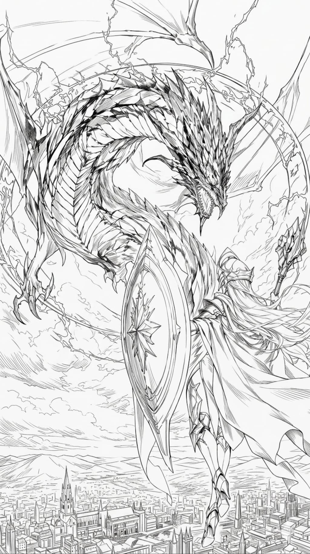 Divine Dragon of the Azure Sky