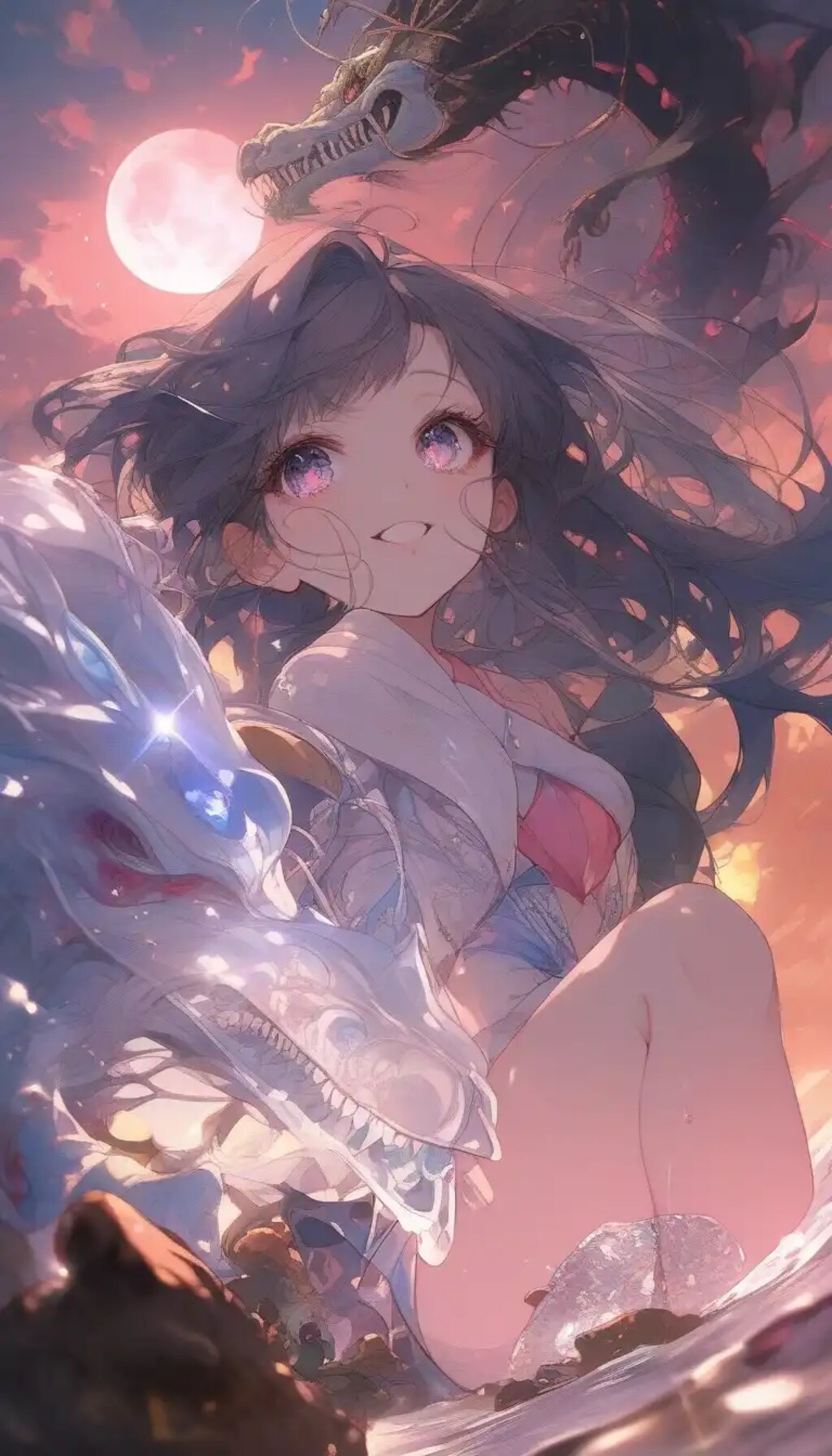 妖怪と砂浜