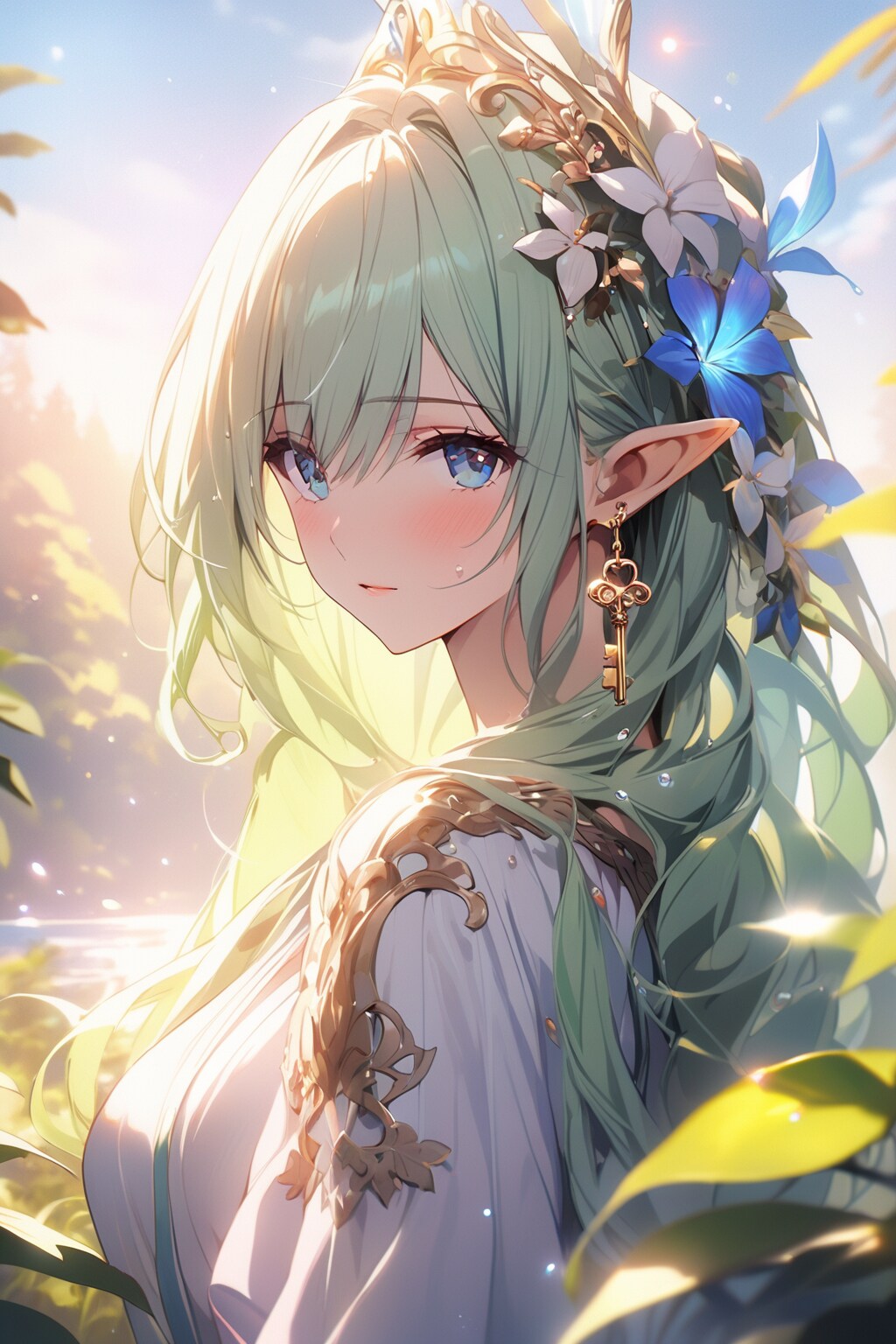 エルフさんの素敵な横顔 | の人気AIイラスト・グラビア