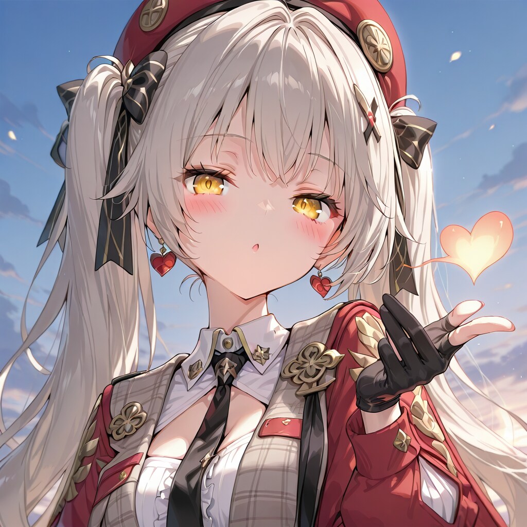 【簡単呪文】投げキッス　by #QILIN