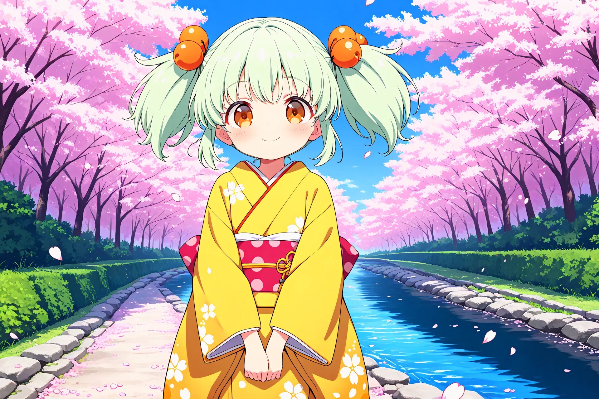 着物姿のりおちゃん