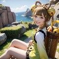 【原神　ヨォーヨ】コスプレ風イラスト 3枚目