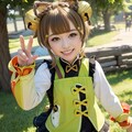 【原神　ヨォーヨ】コスプレ風イラスト 9枚目